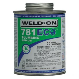 Medium-Bodied Plumbing Cement pint can