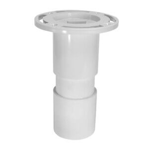 CORED HOLE CLOSET STUB WITH FLOOR OUTLET FOR WATER CLOSETS IN PRE-CAST CONCRET FLOORS